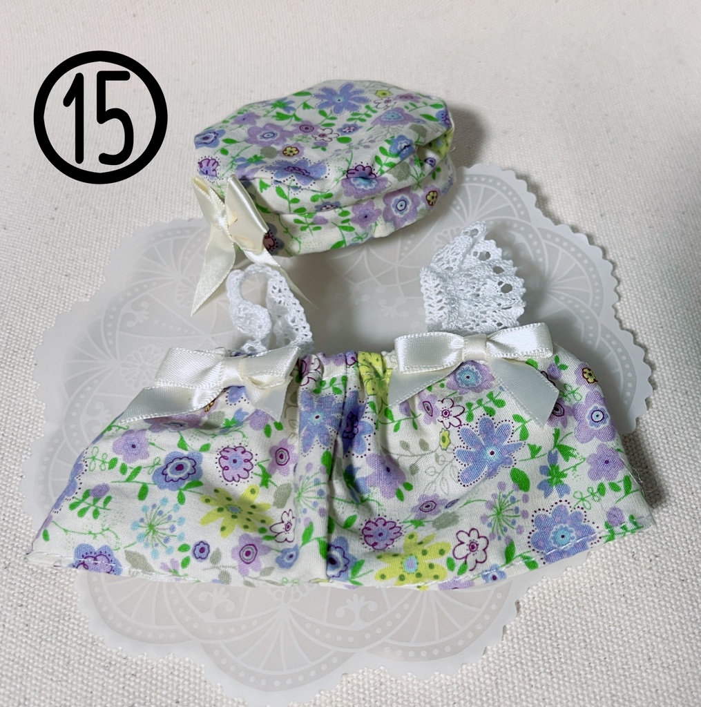 サロペット&ベレー帽のセットアップ(全17種)