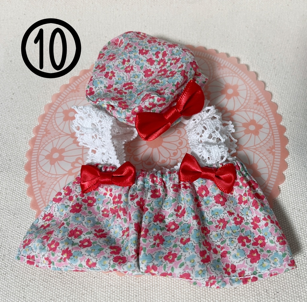 サロペット&ベレー帽のセットアップ(全17種)