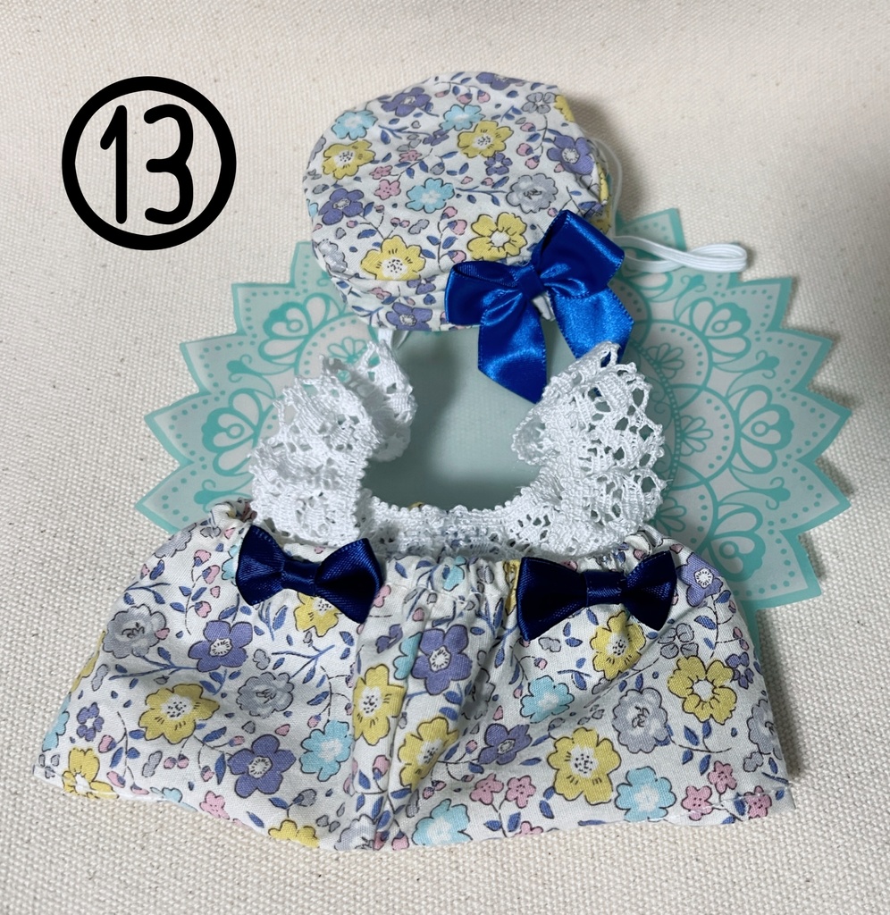 サロペット&ベレー帽のセットアップ(全17種)