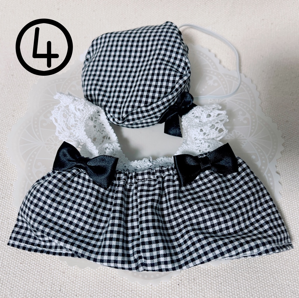 サロペット&ベレー帽のセットアップ(全17種)