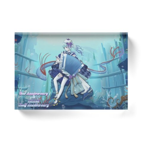 あおすずあさぎAnniversaryアクリルブロック(アコーディオンver)