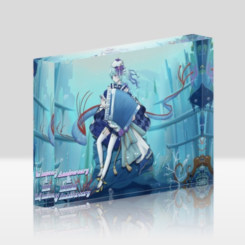 あおすずあさぎAnniversaryアクリルブロック(アコーディオンver)