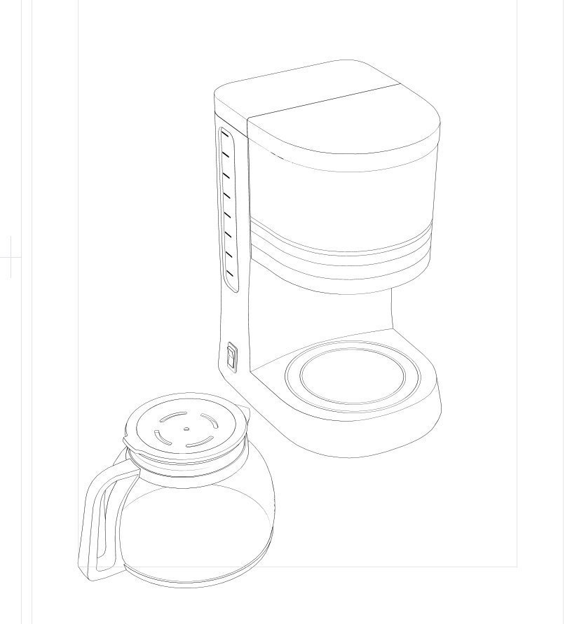 3Dコーヒーメーカー+計量スプーン