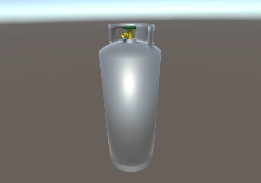 【3Dモデル】ガスボンベ
