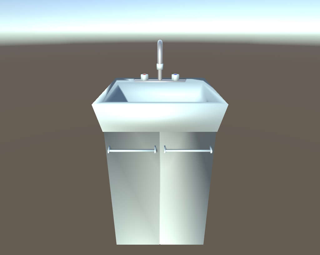 【3Dモデル】洗面台