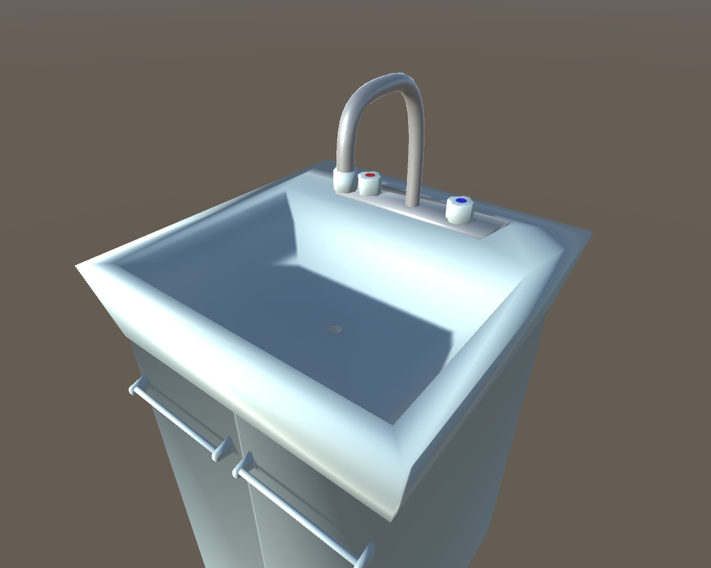 【3Dモデル】洗面台