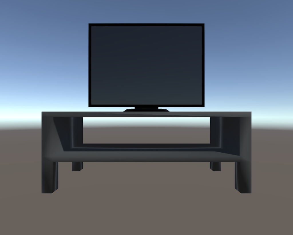 【3Dモデル】薄型テレビ