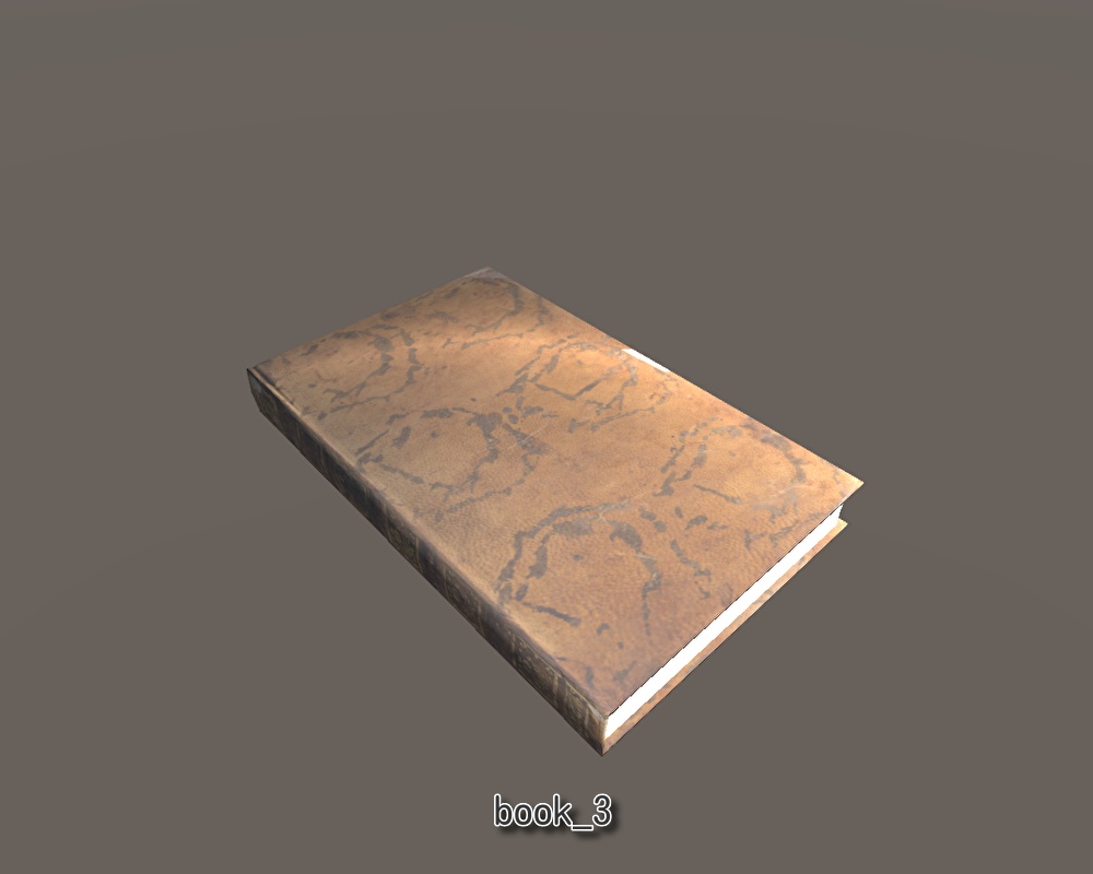 【3Dモデル】本棚