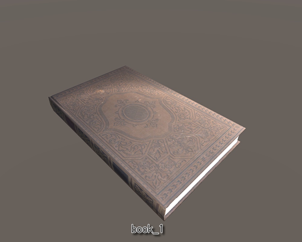 【3Dモデル】本棚