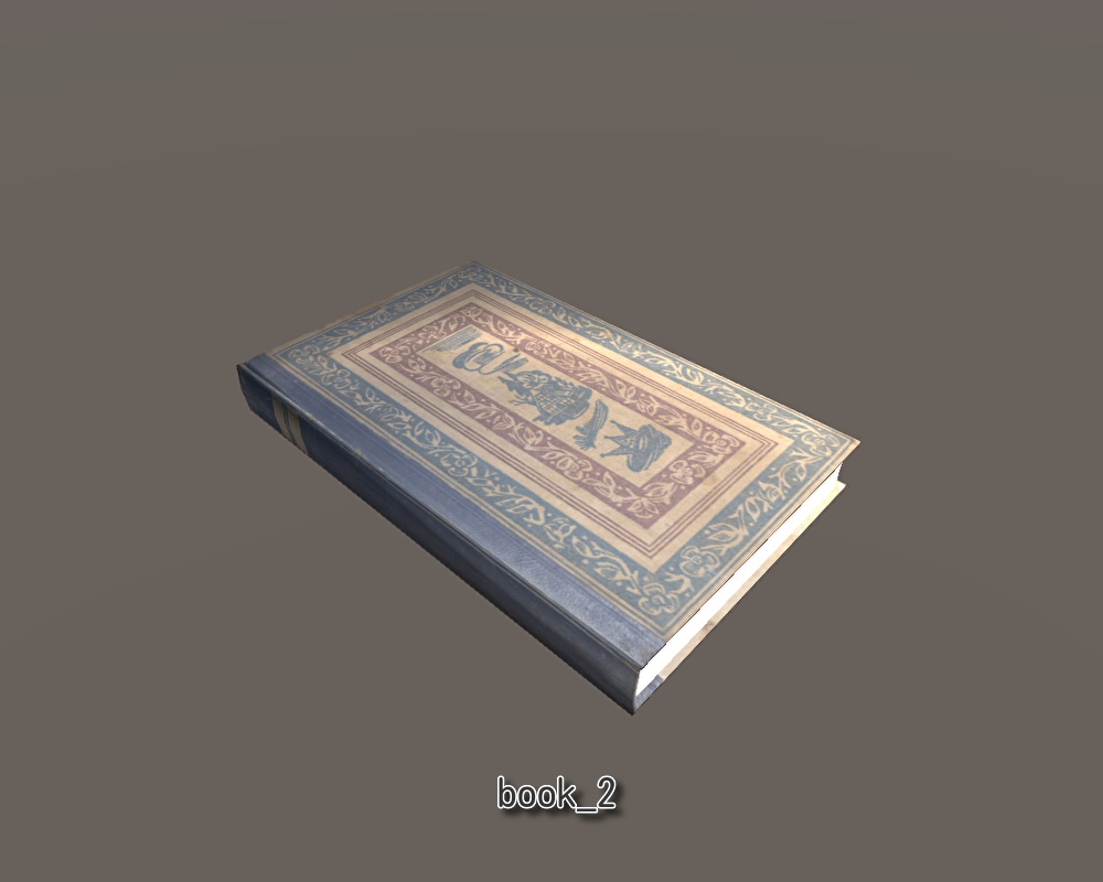 【3Dモデル】本棚