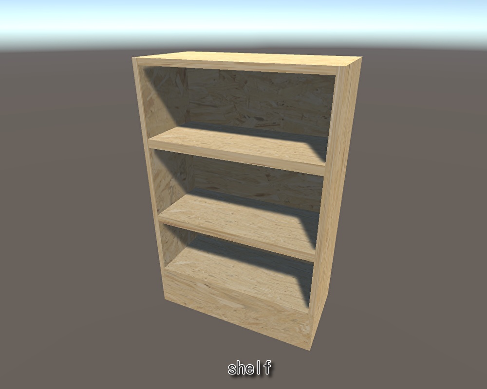 【3Dモデル】本棚