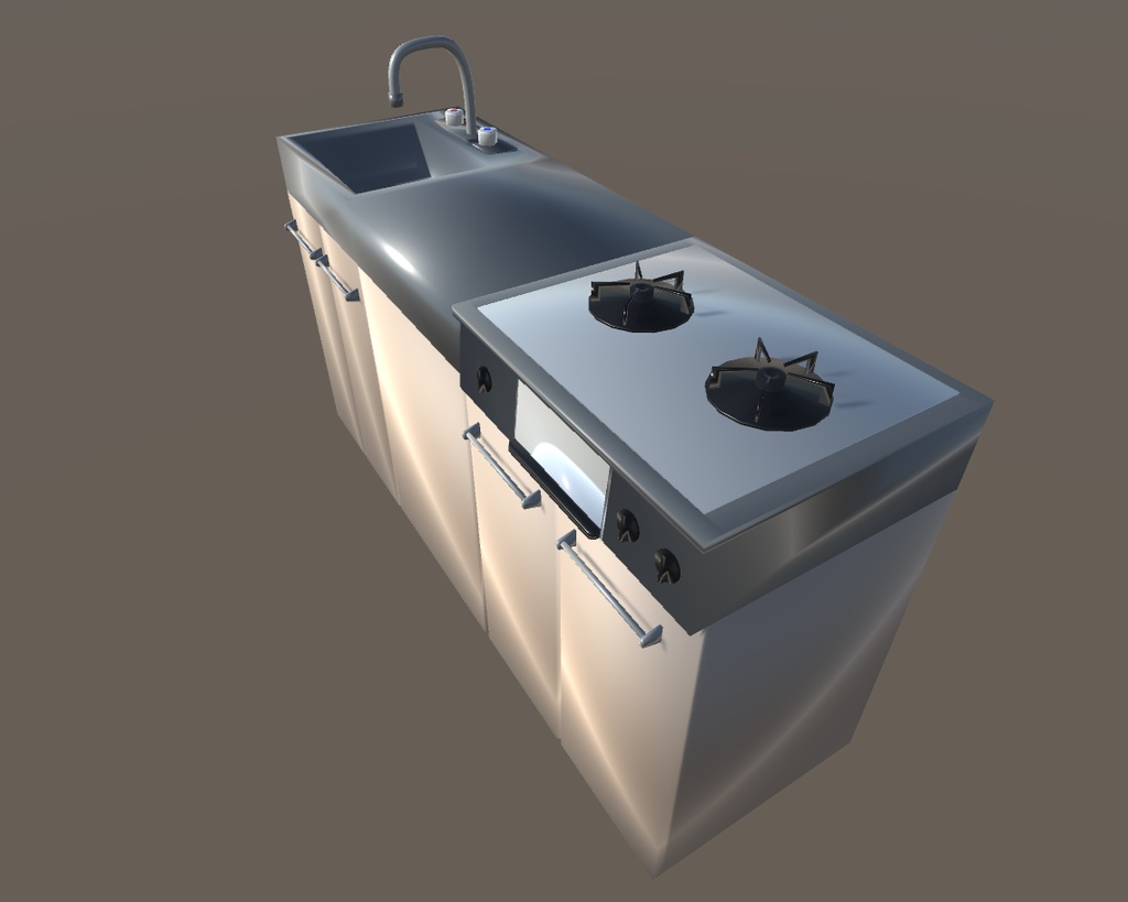【3Dモデル】キッチン
