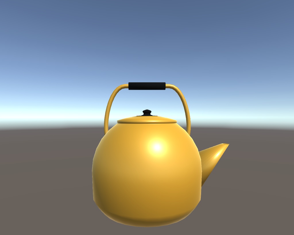 【3Dモデル】やかん