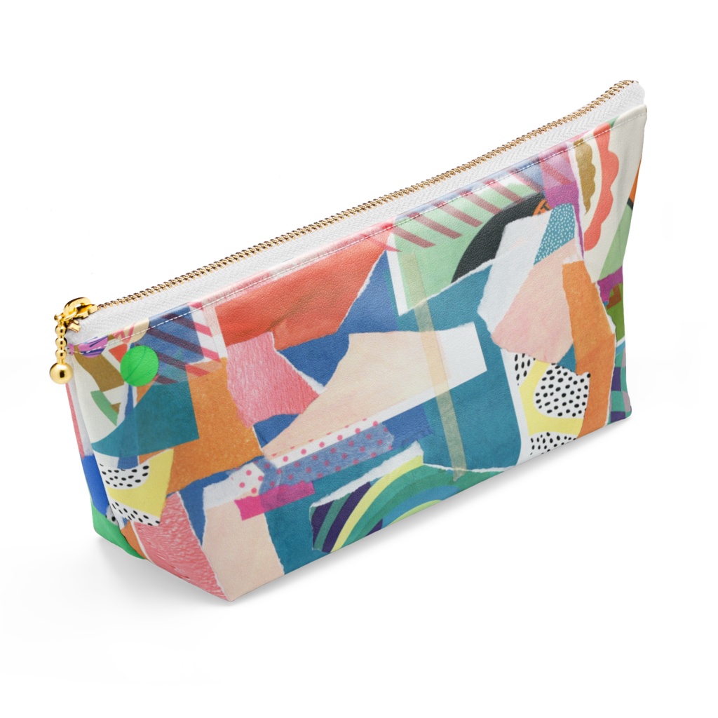 ポーチ カットアンドペースト(あおともも)