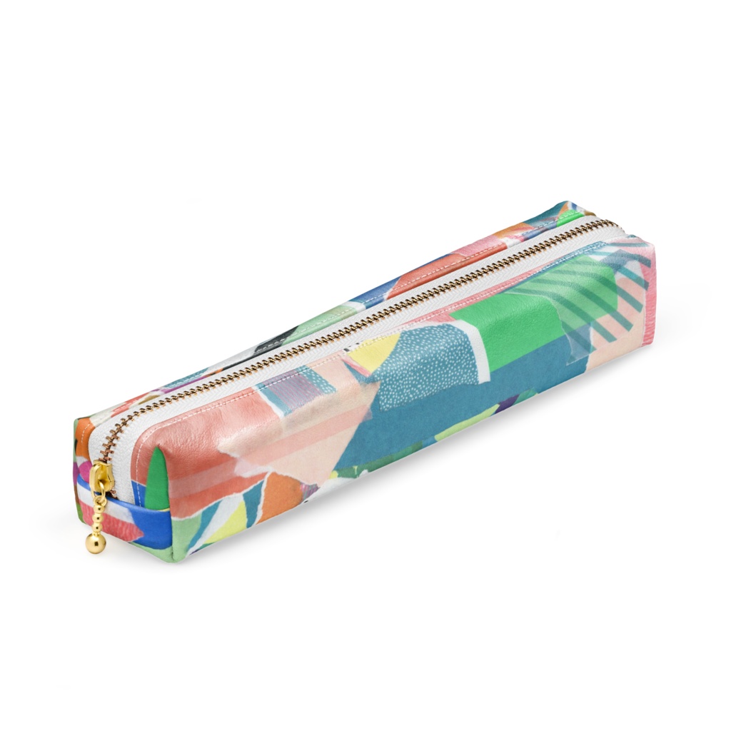 ペンケース カットアンドペースト(あおともも)