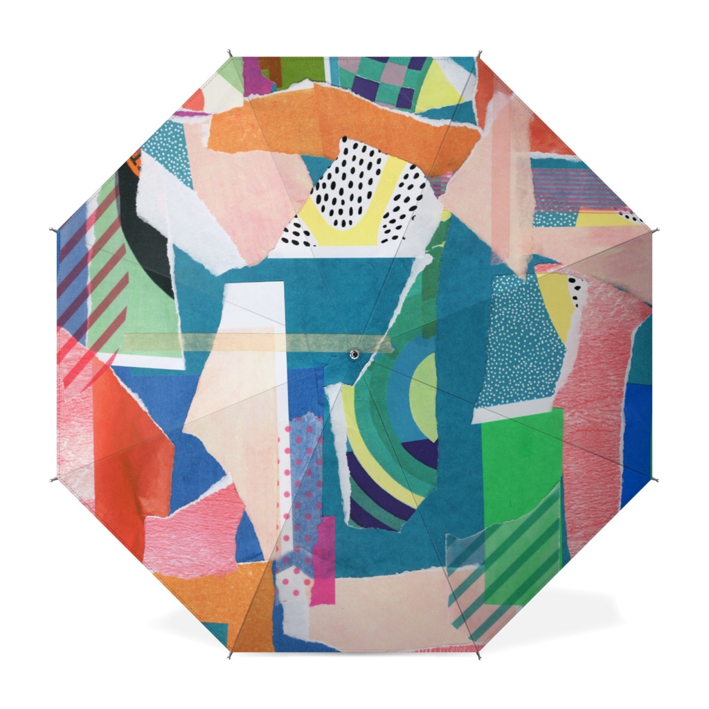 長傘　カットアンドペースト（あおともも）