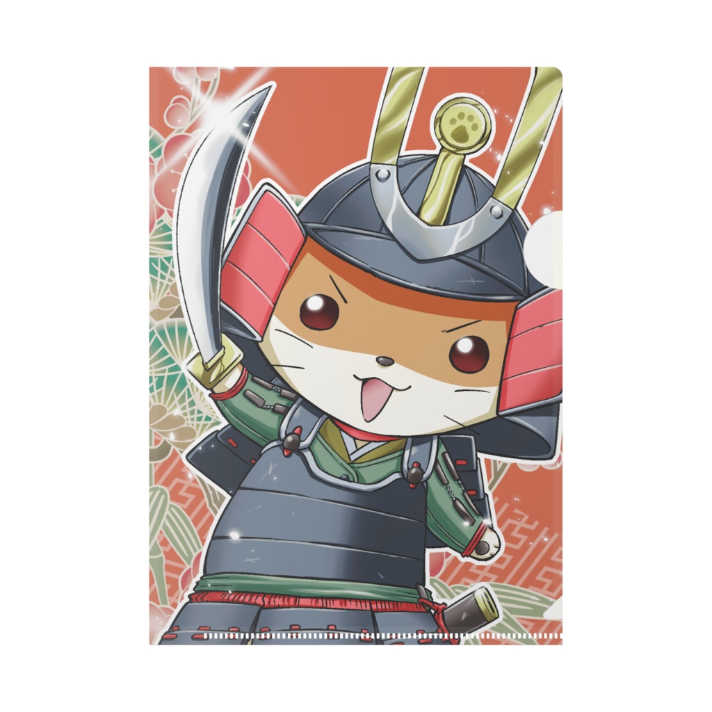 甲冑ポン太クリアファイル(A5)