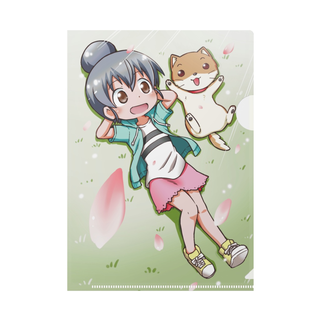 さくら＆ポン太クリアファイル(A5)