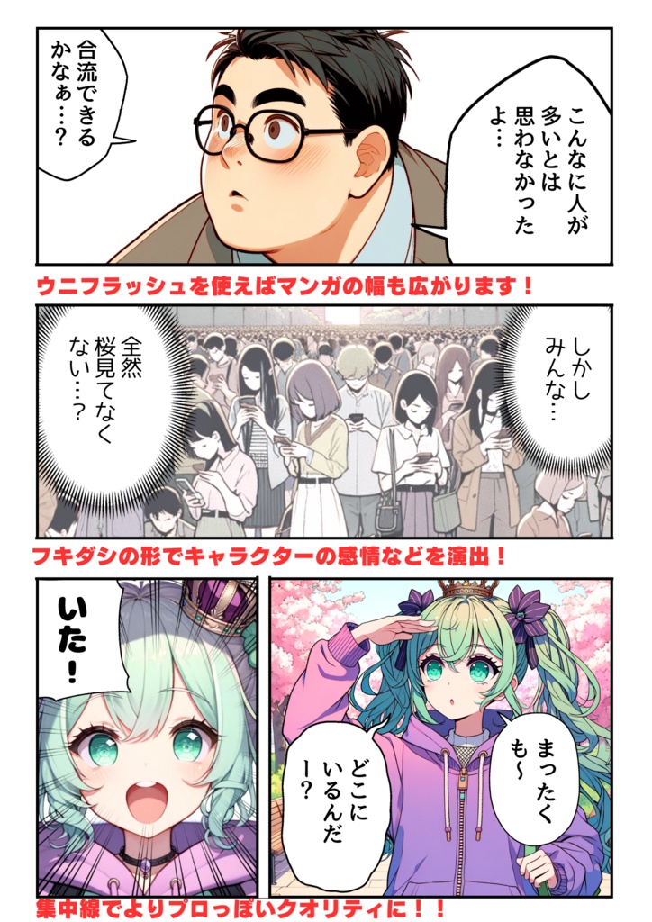 CANVAなどで漫画を作成するときに使える素材集vol.1