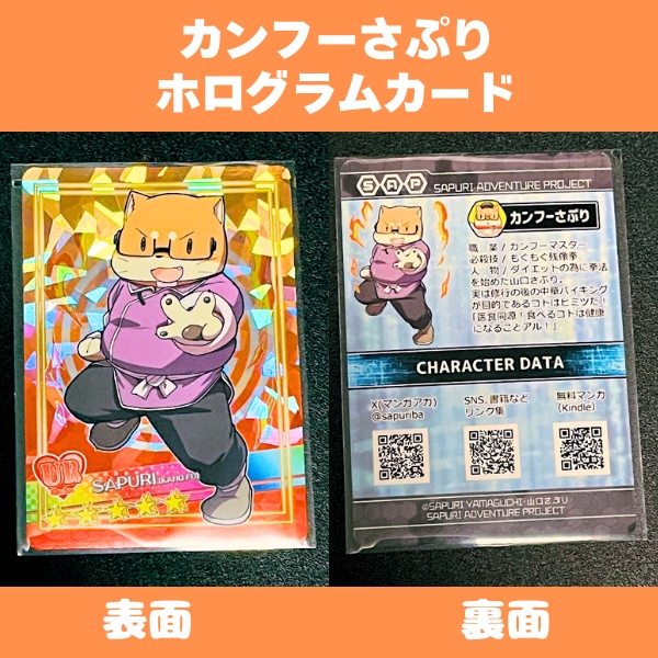ホログラムカード カンフーさぷり