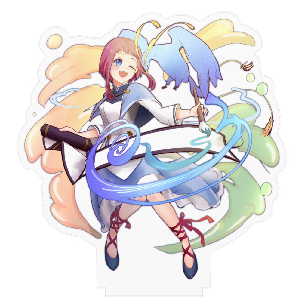 書画魔術の少女