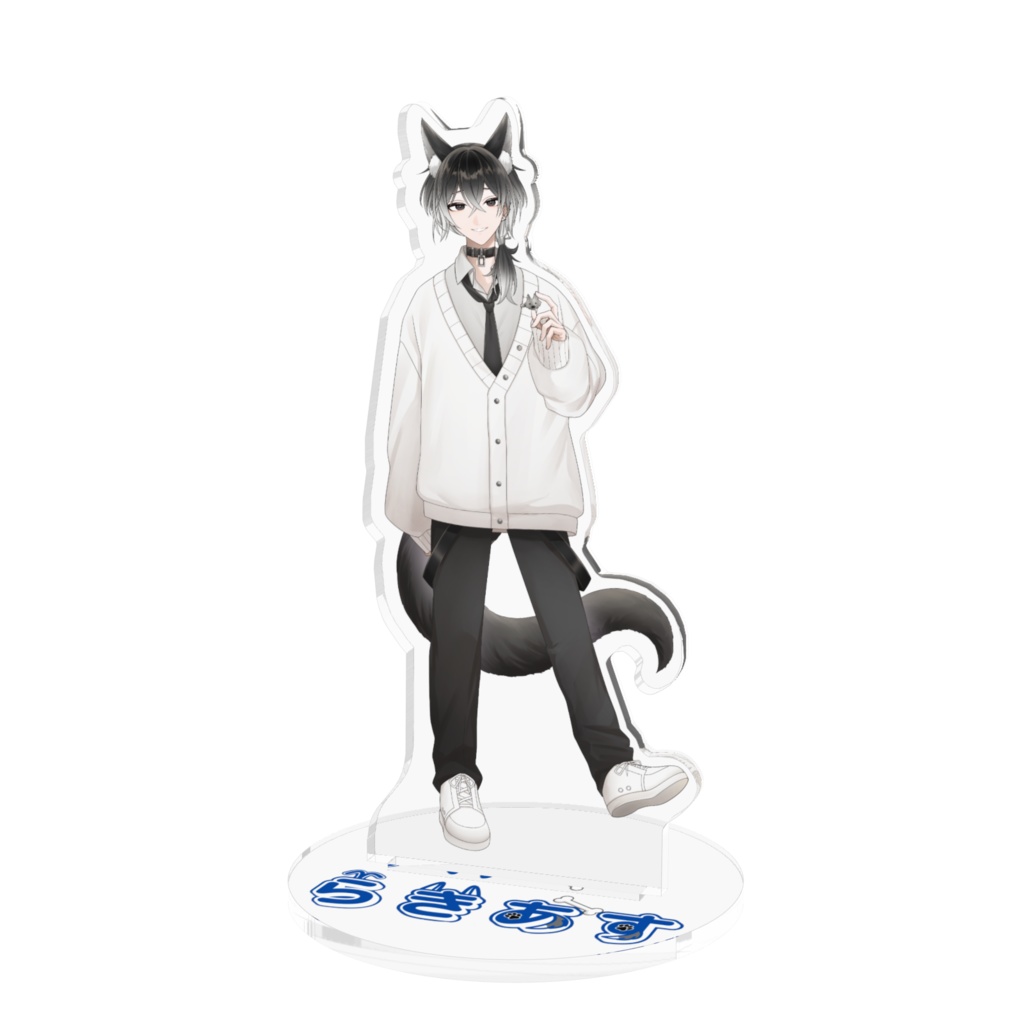 らきあす（新衣装）アクリルフィギア　100x100㎜