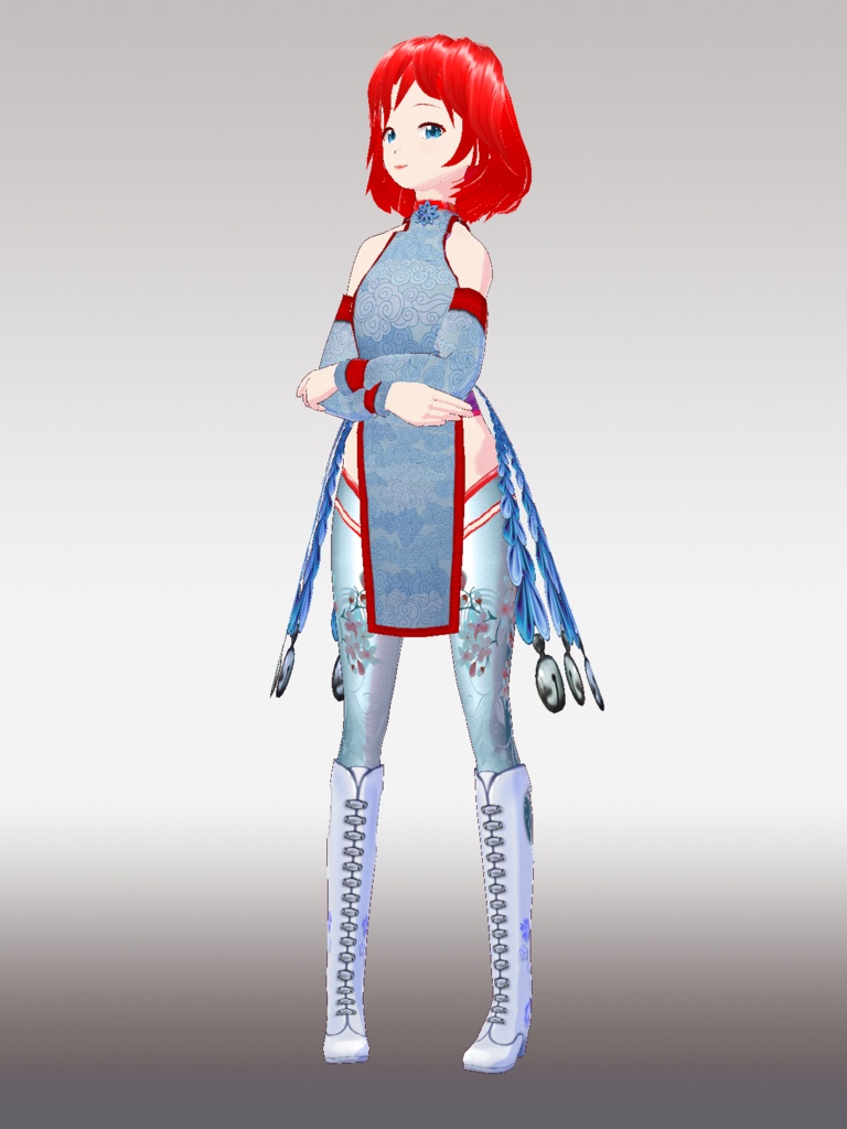 Tamara red hair - full avatar