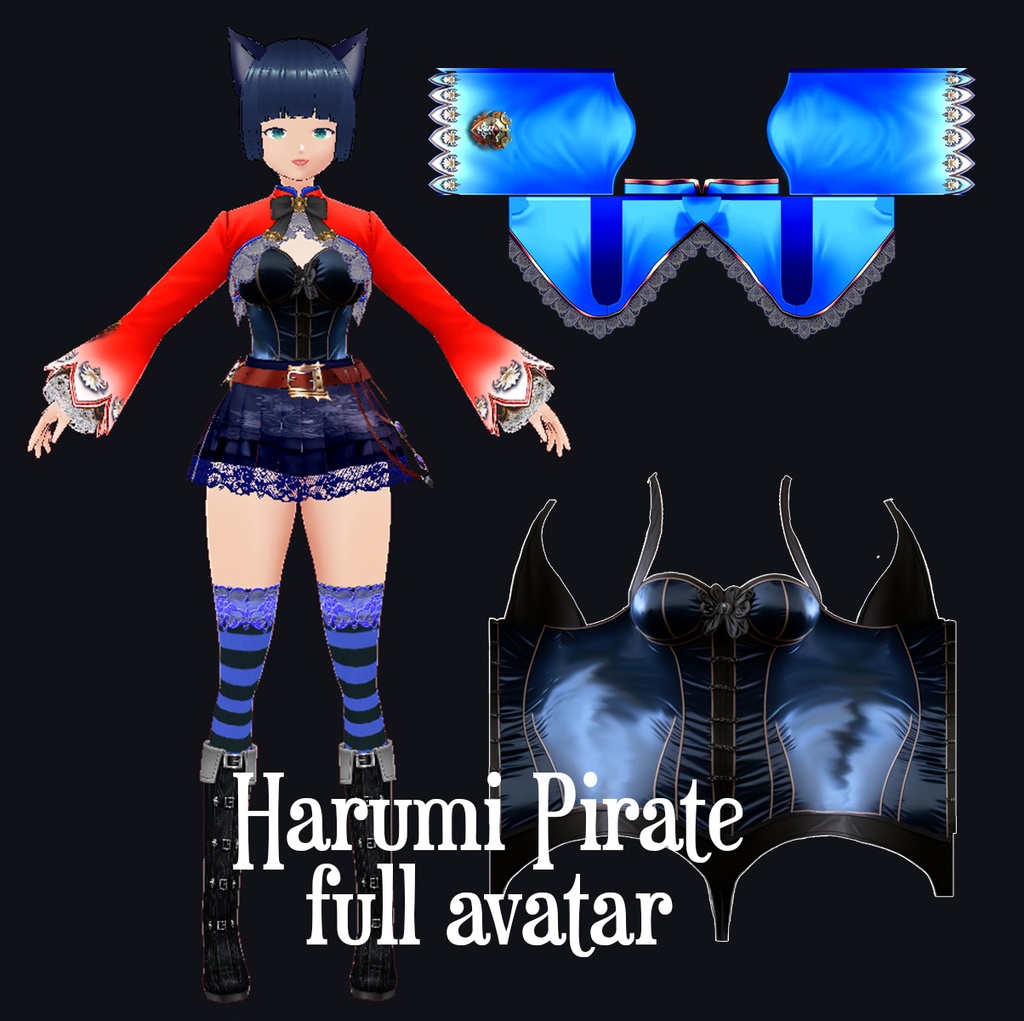 Harumi pirate - full avatar