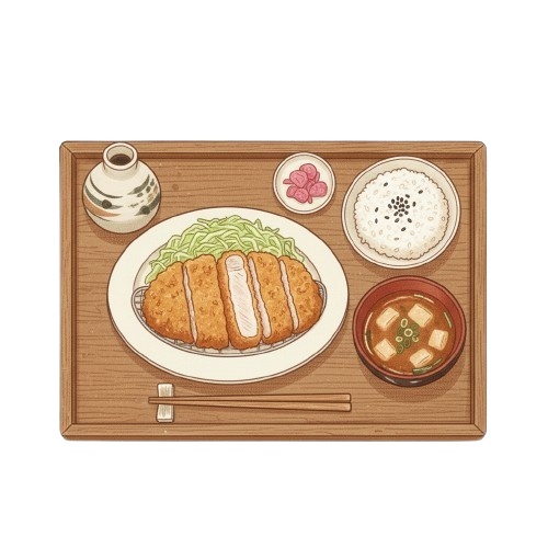手描き風で温かみのある日本の「食」クリップアート20点セット(PNG背景透過)