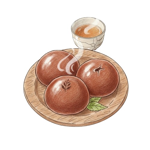 手描き風で温かみのある日本の「食」クリップアート20点セット(PNG背景透過)