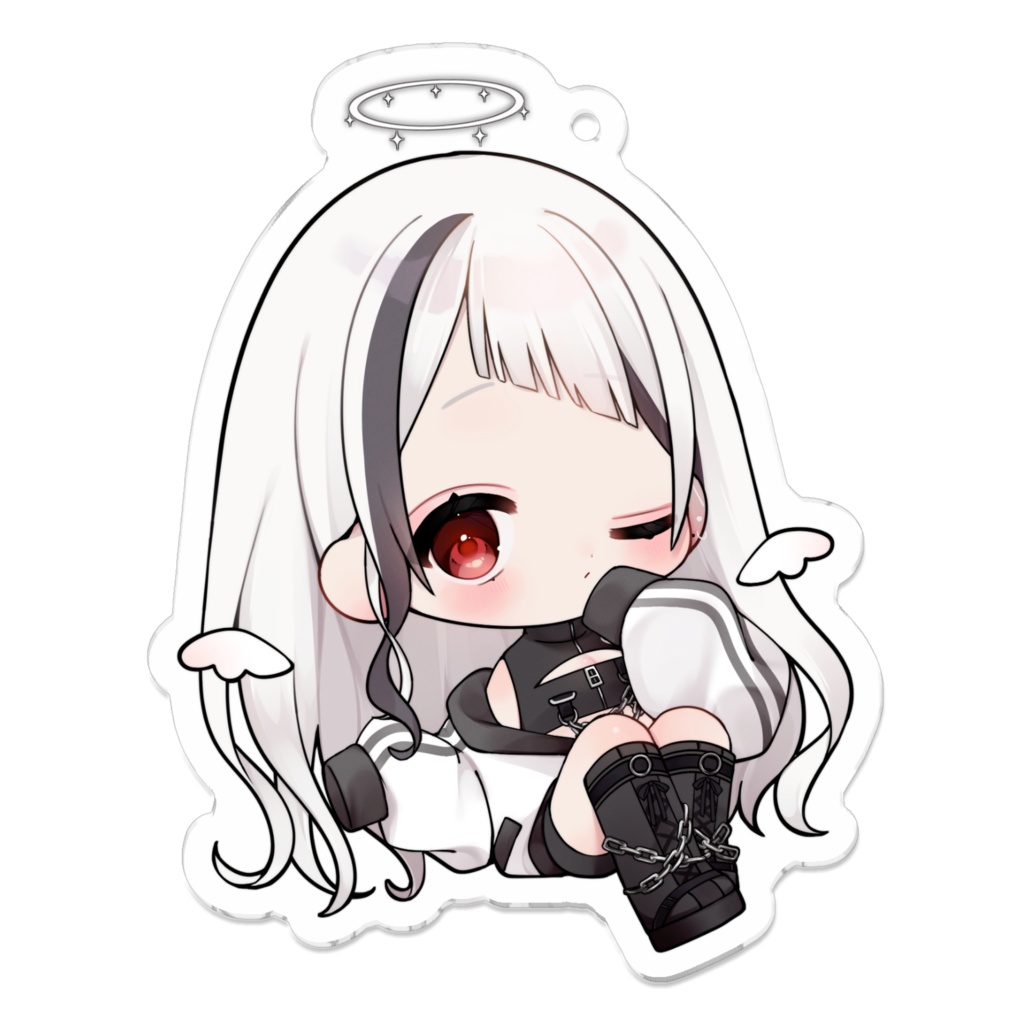 【 live2D公開記念グッズ 】アクリルキーホルダー【 SDイラスト② 】