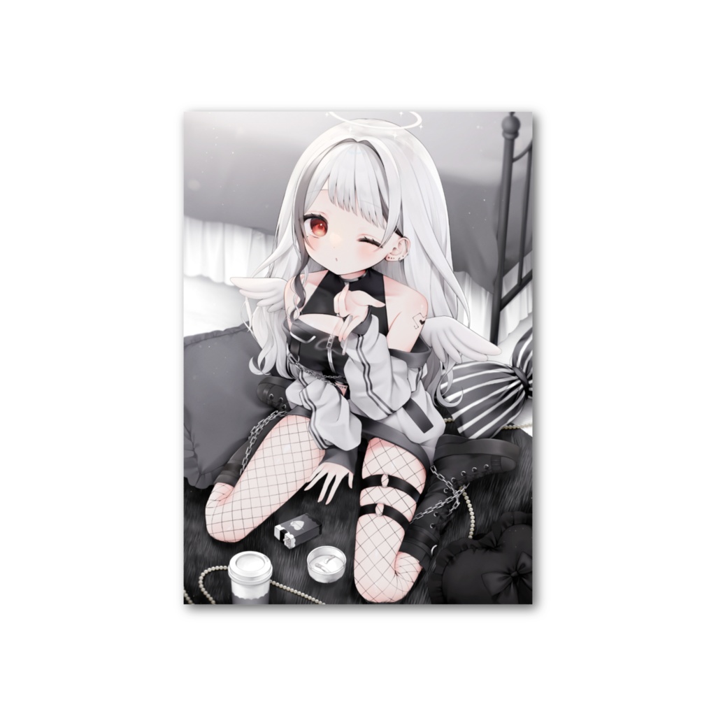 【 2周年記念グッズ 】フォト風カード ver.1【 黒咲みふゆ 】