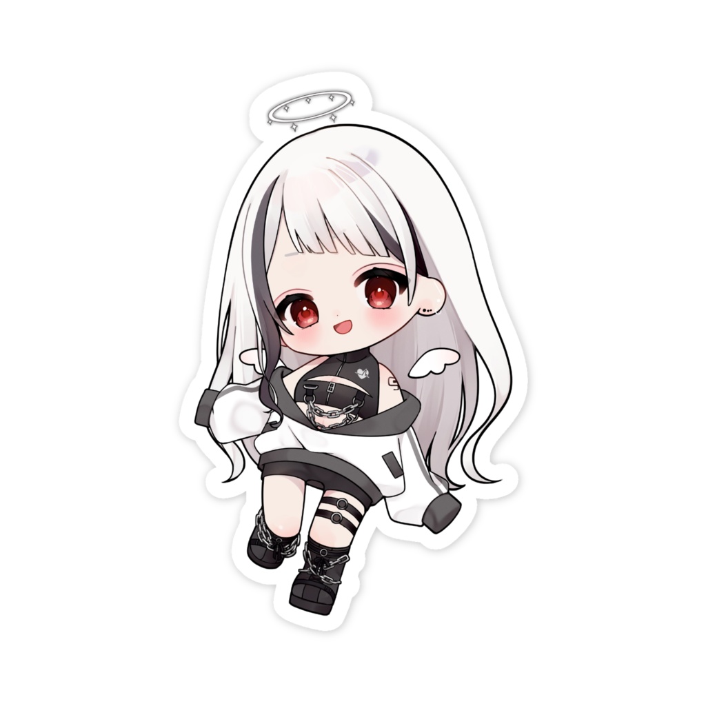 【 2周年記念グッズ 】ステッカー ver.2【 黒咲みふゆ 】