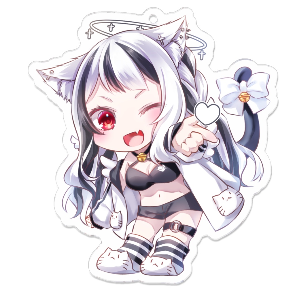 【 3周年記念グッズ 】アクリルキーホルダー【 黒咲みふゆ 】