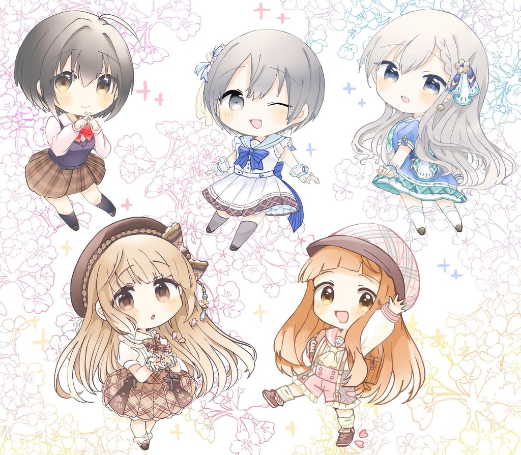 制服アクリルキーホルダー