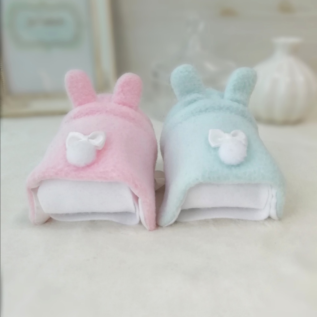 もちマス用 もちくるみ シンプルうさぎ ピンク・ブルー