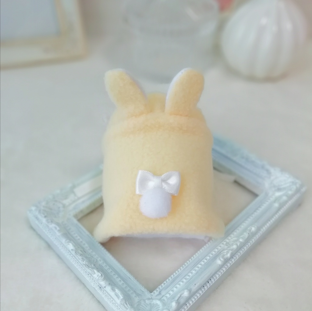 もちマス用 もちくるみ シンプルうさぎ イエロー