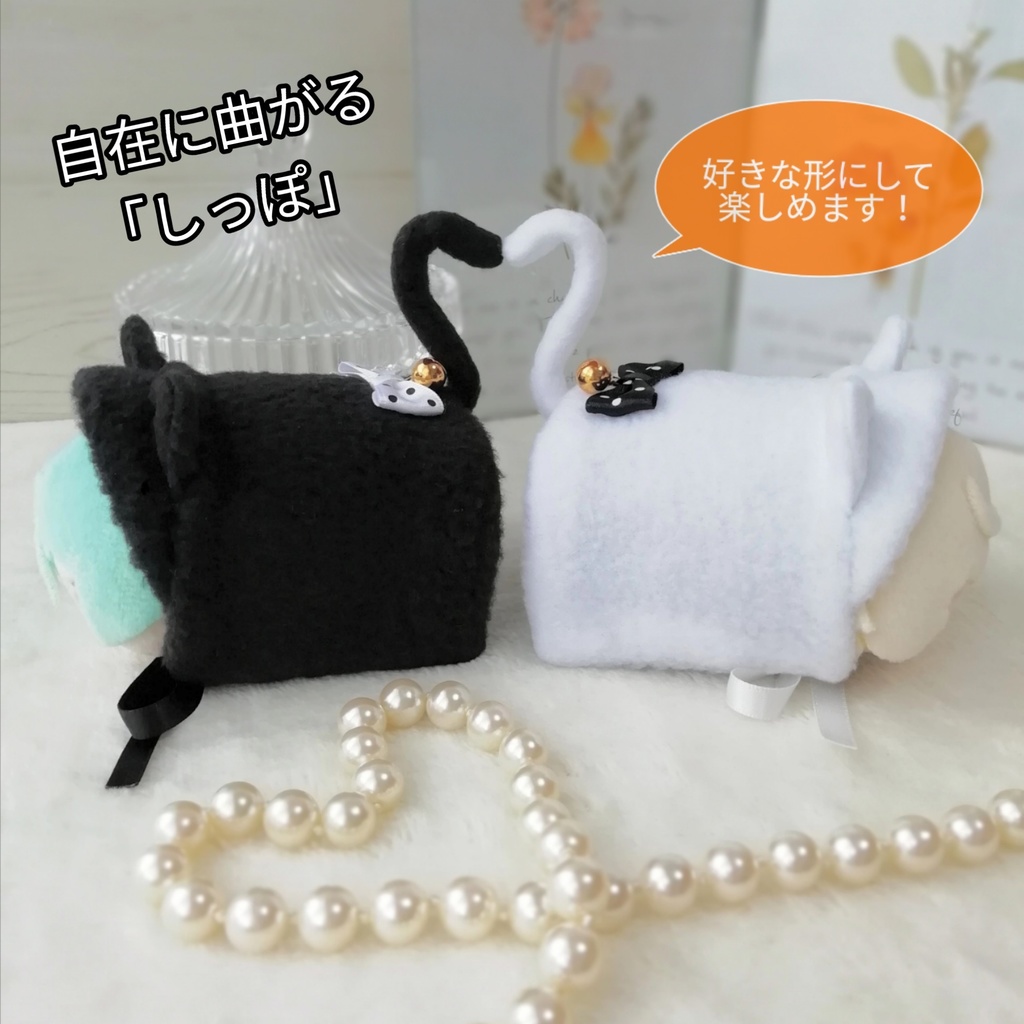 もちマス用 もちくるみ モノトーンにゃんこ