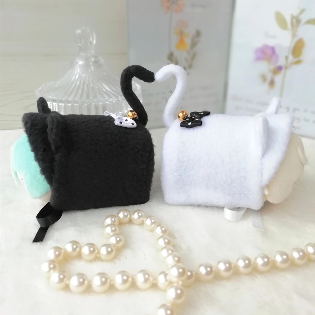 もちマス用 もちくるみ モノトーンにゃんこ