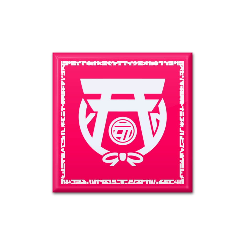 オリフレ コックリサンイメージロゴ缶バッジ