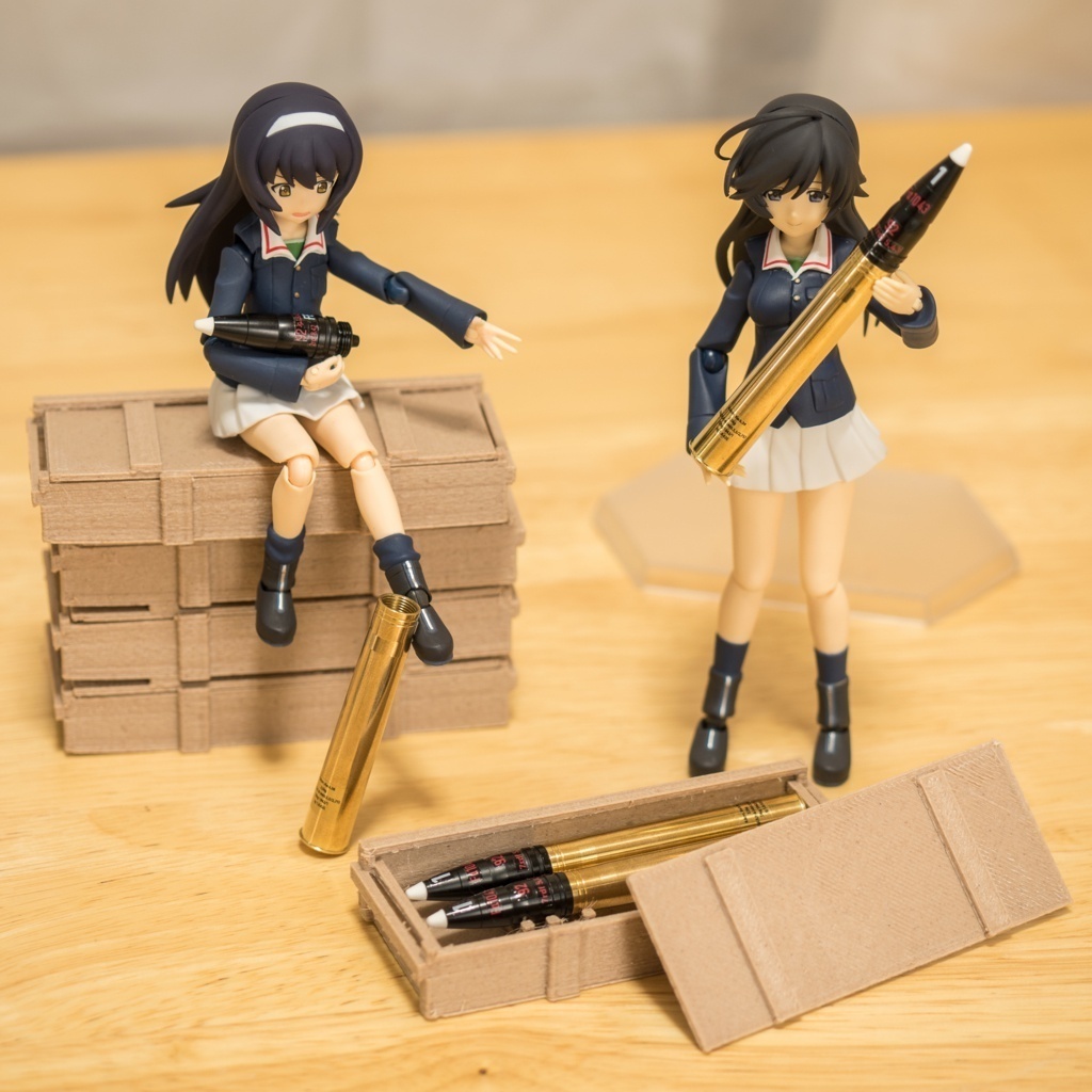 1/12スケール 88mm徹甲弾型消しゴム