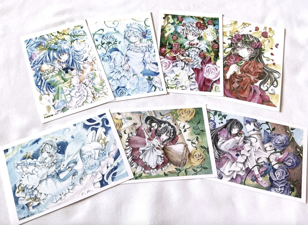 「薔薇」ポストカードセット