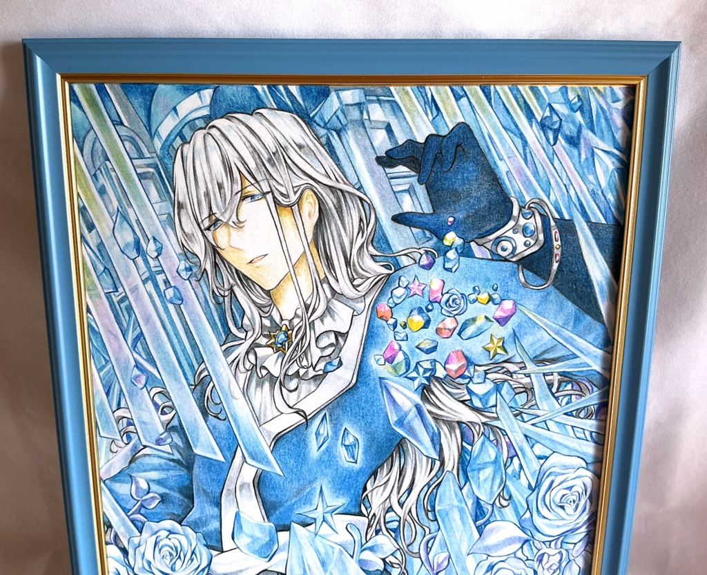 【原画】「氷結の君臨者」(額縁なし)