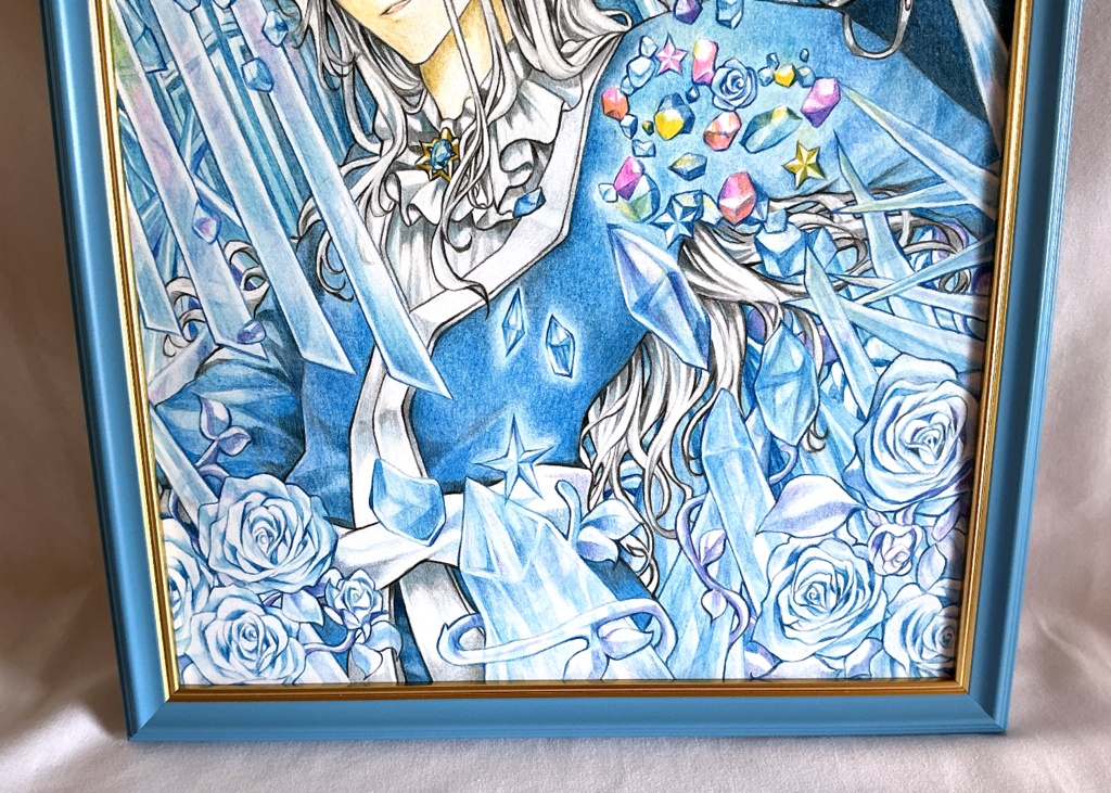 【原画】「氷結の君臨者」(額縁なし)
