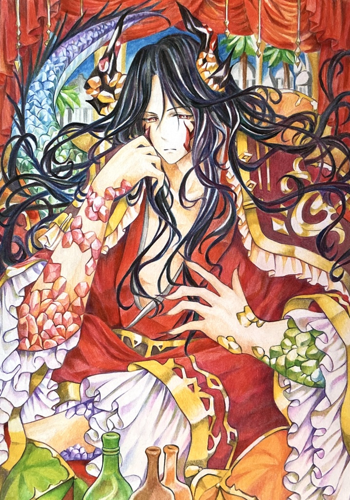 【原画】「幻竜公の休息」