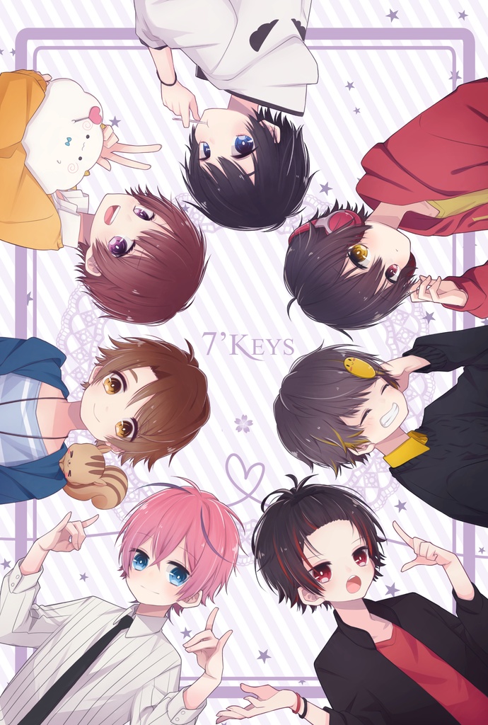 【7'keys】オリジナルポストカード(Aタイプ)