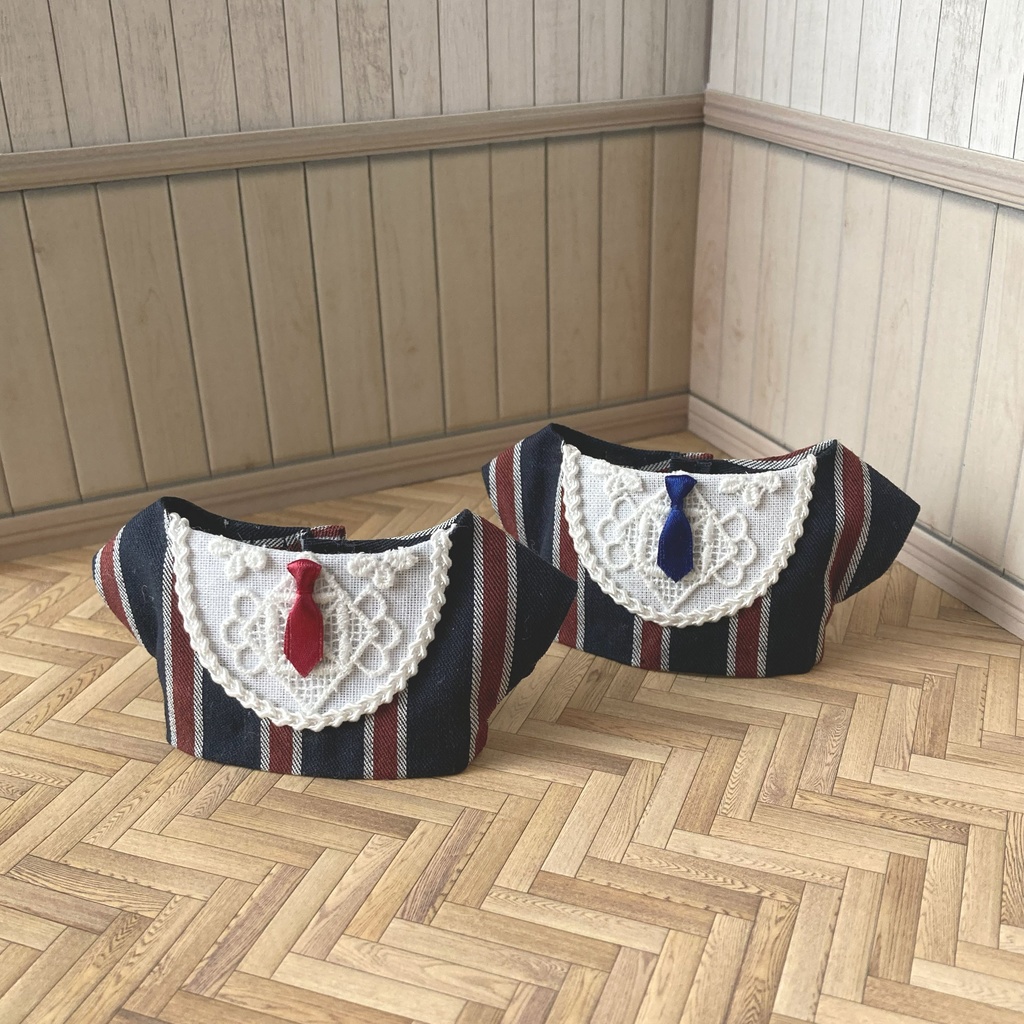 レジメンタルストライプのシャツ