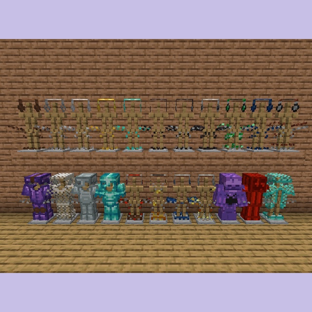 【JAVA・統合版】装飾追加版 防具を目立たなくするリソースパック『Discreet Armor T』【Minecraft】