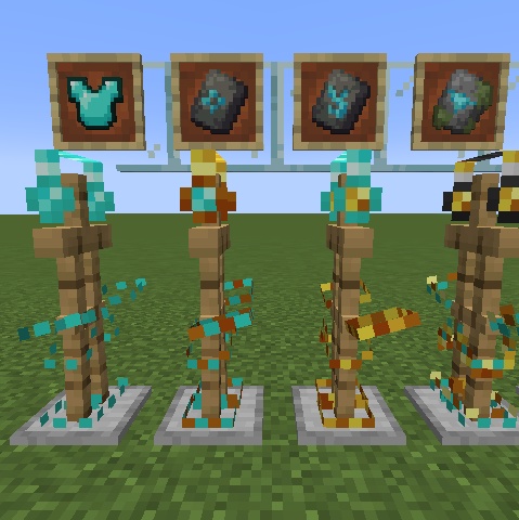 【JAVA・統合版】装飾追加版 防具を目立たなくするリソースパック『Discreet Armor T』【Minecraft】