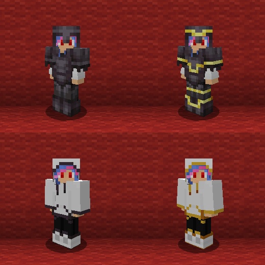 【JAVA】防具の見た目をパーカー風にするリソースパック『Hoodie Armor』【Minecraft】